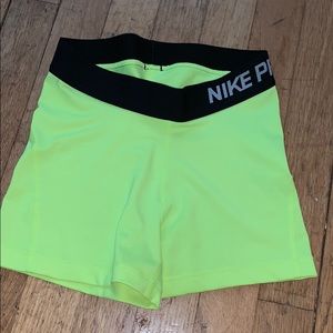 NEON YELLOW NEW NIKE PROS